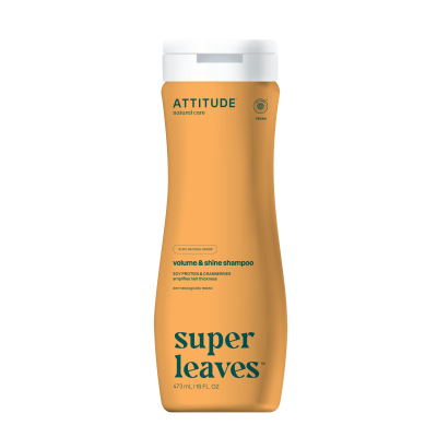 ATTITUDE Super leaves Přírodní šampon pro lesk a objem pro jemné vlasy 473 ml