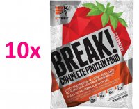 Extrifit Protein Break! Food jahoda 10x90g