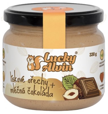 Lucky Alvin Lískooříškový krém s mléčnou čokoládou 330g