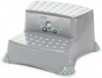 Dvojstupínek k WC/umyvadlu "Racer", Grey/Mint 1ks
