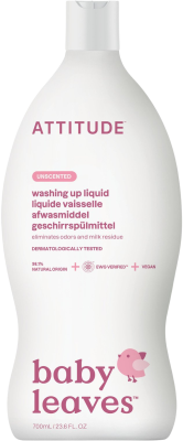 ATTITUDE Prostředek na mytí nádobí bez vůně 700ml