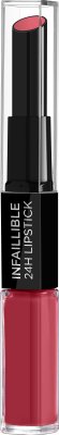 L'Oréal Paris Infallible 24H, Dlouhotrvající rtěnka a lesk na rty 2v1, 804 Metro Proof Rose, 6ml