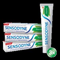Sensodyne Fluoride zubní pasta 75ml 3ks