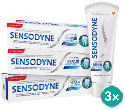 Sensodyne Repair&Protect Extra Fresh zubní pasta 75ml 3ks