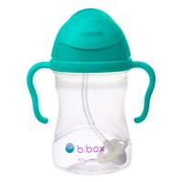 B.box Hrneček s brčkem, Nefritově zelený 240ml
