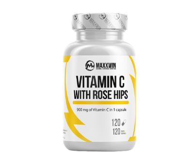 MAXXWIN Vitamin C 1000 with rose hips 120 kapslí