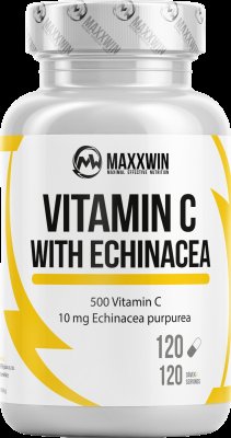 MAXXWIN Vitamin C 500 + Echinacea 120 kapslí MAXXWIN Vitamin C 500 + Echinacea 120 kapslí
