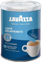 Lavazza Caffè Decaffeinato (bez kofeinu) - mletá káva v dóze, 250g