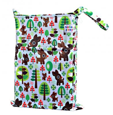 GaGa's pleny Nepromokavý pytel na pleny Lesní
