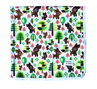 GaGa's pleny Přebalovací podložka, Lesní 74x74cm GaGa's pleny Přebalovací podložka, Lesní 74x74cm