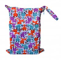 GaGa's pleny Nepromokavý pytel na pleny Barevné kočky GaGa's pleny Nepromokavý pytel na pleny Barevné kočky