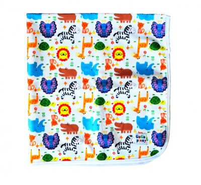 GaGa's pleny Přebalovací podložka, Zoo minky 74x74cm