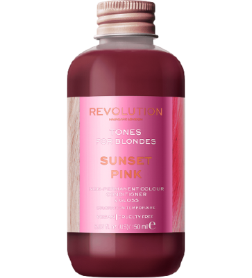Revolution Tones for Blondes Barva na vlasy Sunset Pink 150 ml