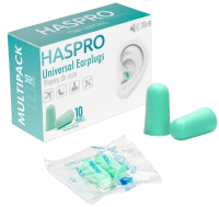 Haspro Multi10 Špunty do uší, mátové 20 ks