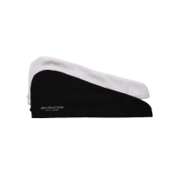 Revolution Microfibre Hair Wrap Elastický turban na vlasy black/white 2 ks