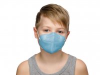 Dama Trade Český respirátor FFP2 vhodný pro děti modrý 10ks