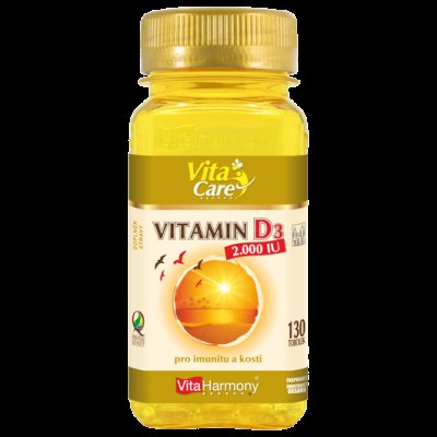 VitaHarmony Vitamin D3 2.000 m.j. (50 µg) - 130ks