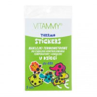 Vitammy Thermo stickers Nálepky s teploměrem na nepřetržité měření teploty 5 ks