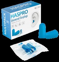 Haspro Multi10 špunty do uší, modré 10 párů
