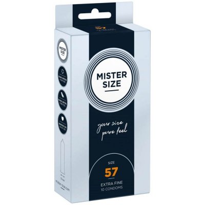 Mister Size kondomy L 57 mm 10ks