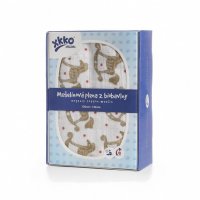 XKKO Organic biobavlněného plenka 120x120, Rocking Horses Gold