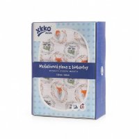 XKKO Organic biobavlněného plenka 120x120, Fox & Raccoon