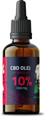 Zelená Bába 10% CBD olej 10ml