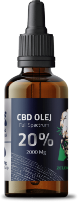 Zelená Bába 20% CBD olej 10ml