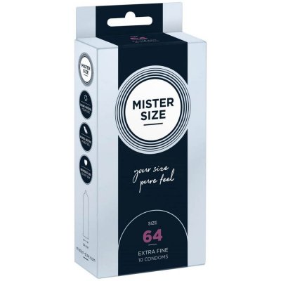 Mister Size kondomy XXL 64mm 10ks
