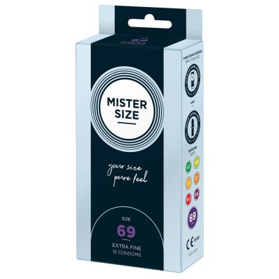 Mister Size kondomy XXXL 69mm 10ks