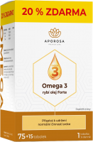 APOROSA Omega 3 rybí olej Forte 700 mg 90 tobolek