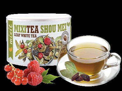 Mixit Mixitea - Bílý čaj Showman Malina 40g