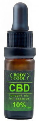 Body Cool CBD Konopný olej Full spectrum 10% 10 ml