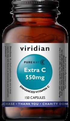 Viridian Extra C 550mg 150 kapslí