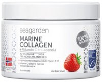 Seagarden Marine Collagen + Vitamin C, Jahoda 150 g