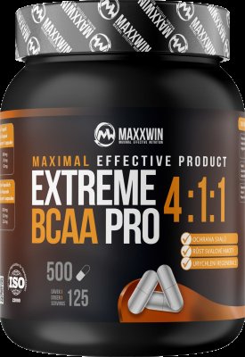 MAXXWIN Extreme BCAA PRO 4:1:1 500 kapslí