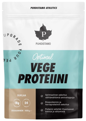 Puhdistamo Optimal Vegan Protein čokoláda 600g