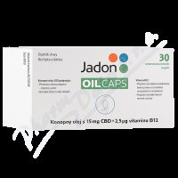 Jadon oil caps CBD s konopným olejem 15mg CBD+B12 30 kapslí Jadon oil caps CBD s konopným olejem 15mg CBD+B12 30 kapslí