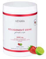 Venira Kolagenový drink Premium jahoda a limetka 324 g