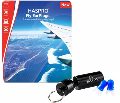 Haspro Fly špunty do uší pro cestovatele 1 pár