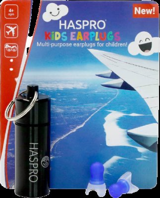 Haspro Fly dětské špunty do uší do letadla 1 pár