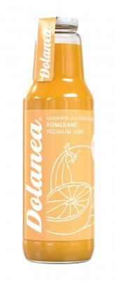 Dolanea Koncentrovaný džus Pomeranč 100% premium 720 ml