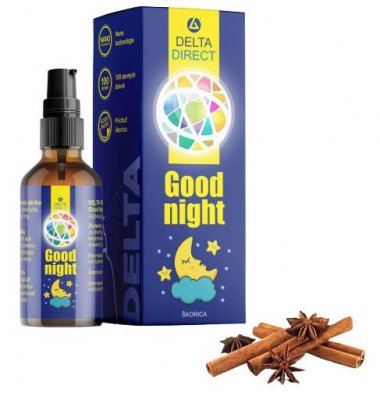 Delta Direct Good night Tekutý s dávkovačem Skořice 30 ml