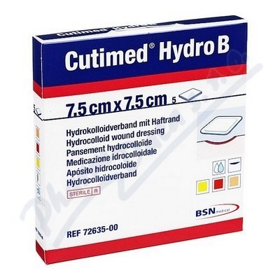BSN Cutimed Hydro B 7263500 7,5cmx7,5cm 5 ks