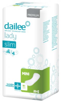 Dailee Vložky pro ženy Lady Premium Slim Mini 28ks