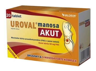 II. jakost Walmark Uroval Manosa AKUT tbl.20