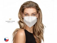 NanoProMedical Ultralehký NanoRespirátor FFP2 bílý 10ks