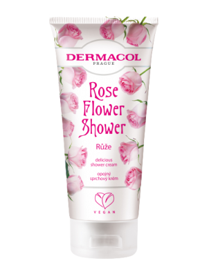 Dermacol Flower shower Opojný sprchový krém Růže 200ml