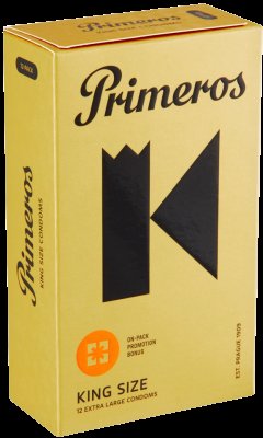 Primeros King Size extra velké kondomy 12ks Primeros King Size extra velké kondomy 12ks