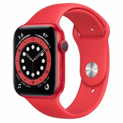 Apple Watch S6 GPS, 44mm PRODUCT(RED) Aluminium Case with PRODUCT(RED) Sport Band, Regular 1ks